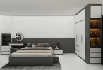 Thiết kế nội thất phòng ngủ căn hộ ở Hoàng Hoa Thám